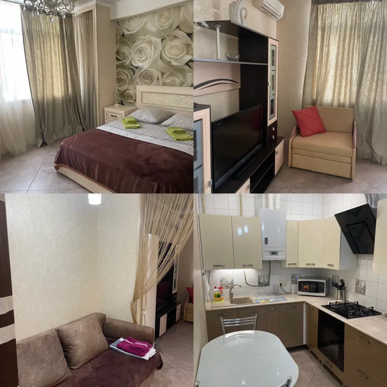 Квартира Квартира Уютная студия на Новороссийской — Геленджик