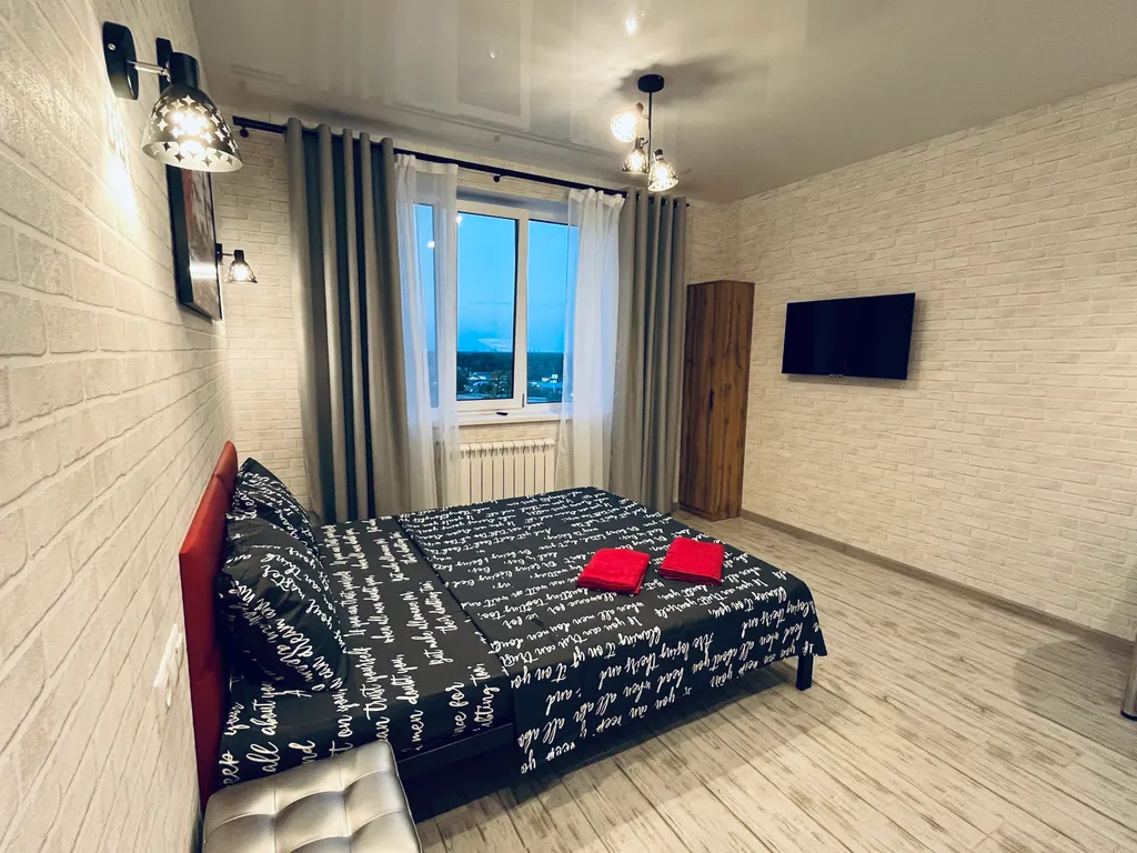 Новая студия с видом на Волгу с высоты птичьего полета