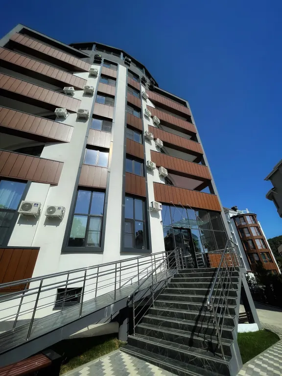 Апартаменты с видом на море и горы, 3 минуты до пляжа