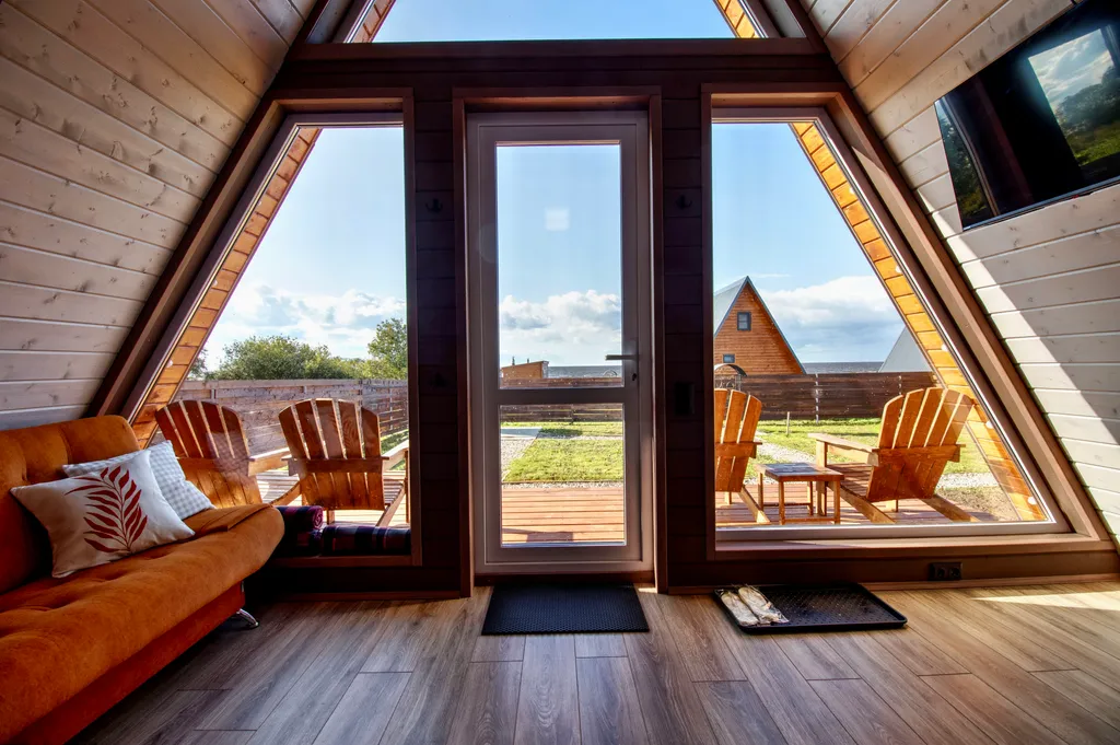 Aframe black (Дом на берегу Рыбинского моря)