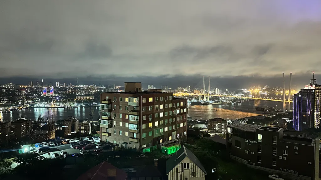 Квартира с шикарным видом на мост и бухту золотой рог