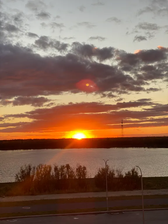 Уютная квартира с прекрасным видом на реку и красивейшие закаты