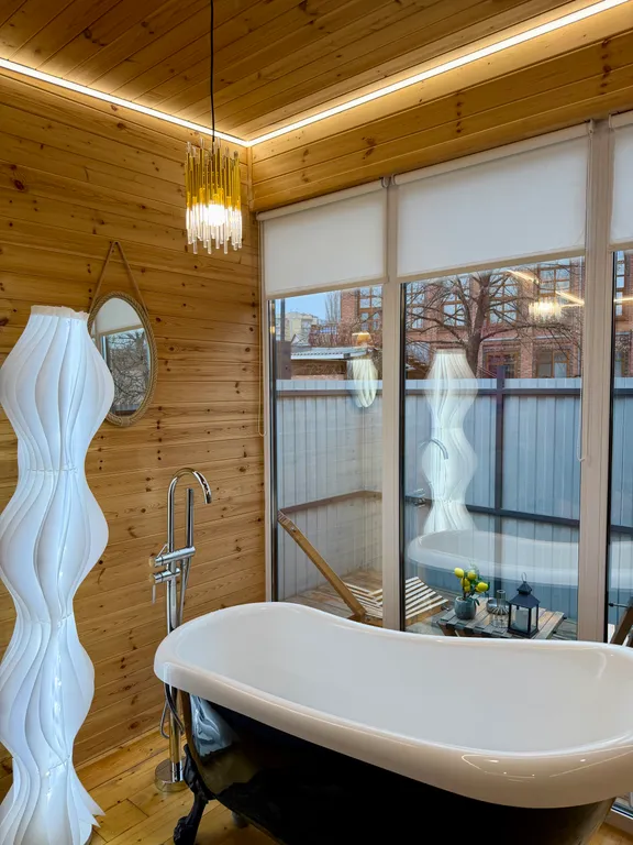 Коттедж Эко-апартаменты с видом на Машук в стиле Барн-Хаус в Цветнике — Пятигорск