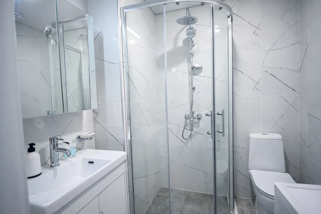 Студия с панорамным видом на город, горы и стадион