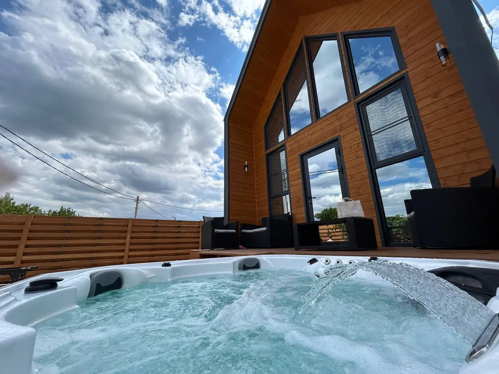 Коттедж Aframe_KMV дом с горячим джакузи — аренда посуточно в Пятигорск