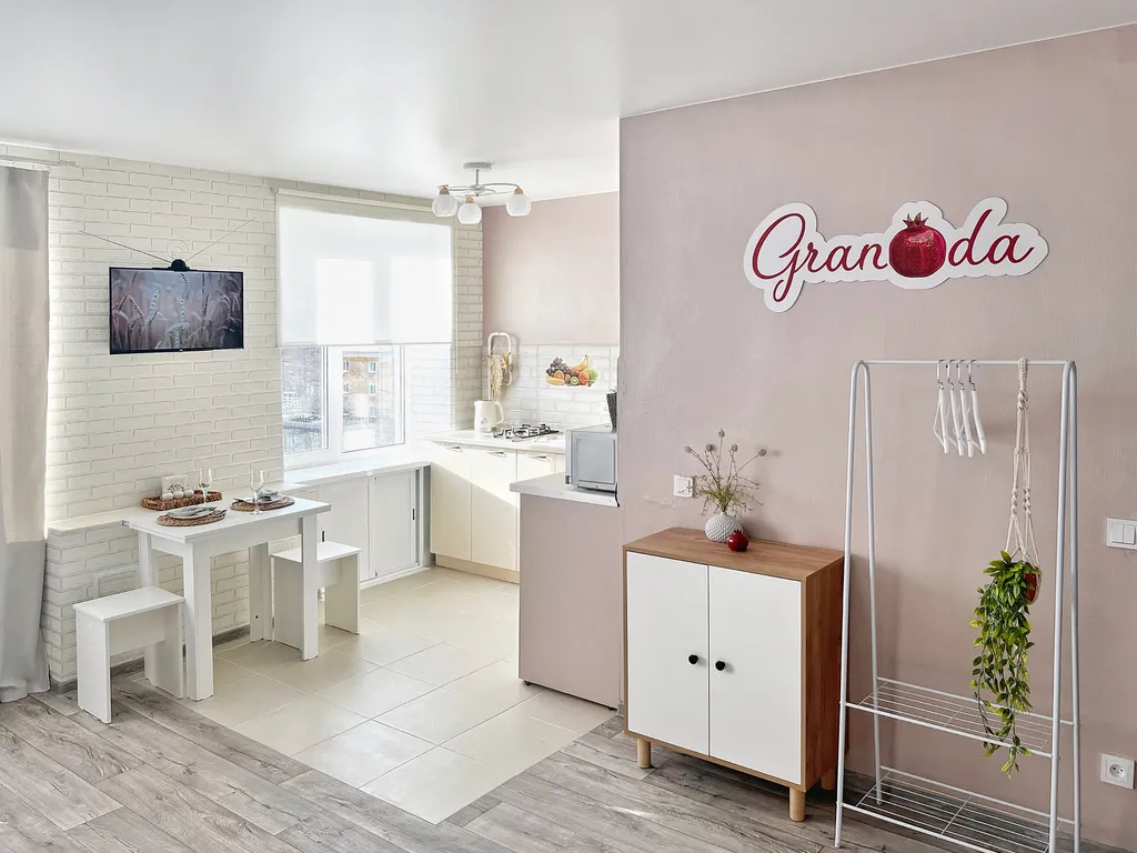 Уютная светлая теплая студия в самом центре города