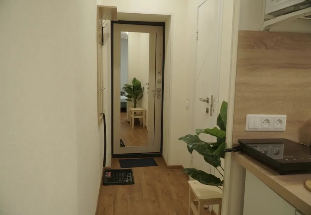 Двухместная студия с удобной кроватью для комфортного проживания