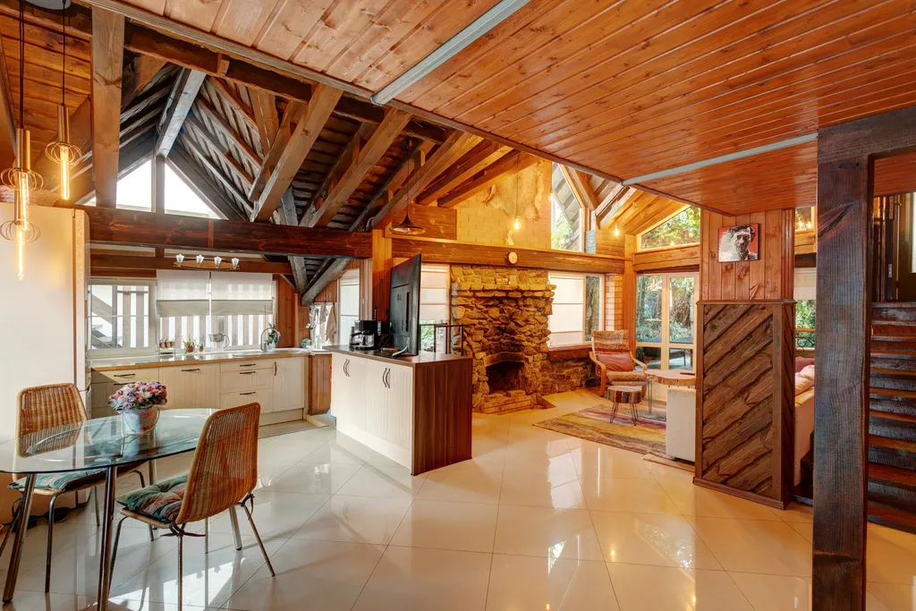 Шале с камином