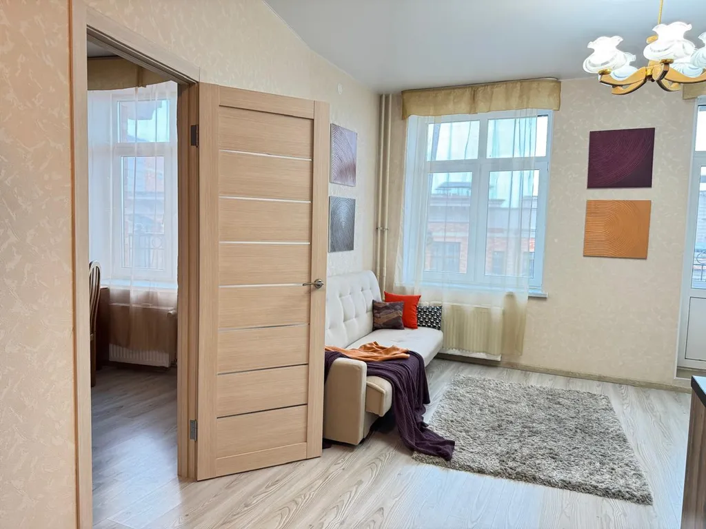 Стильная евро-двухкомнатная квартира в Лайково