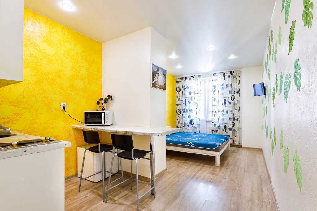 Квартира с удобным расположением в 5 минутах пешком до метро Девяткино — аренда посуточно в Мурино