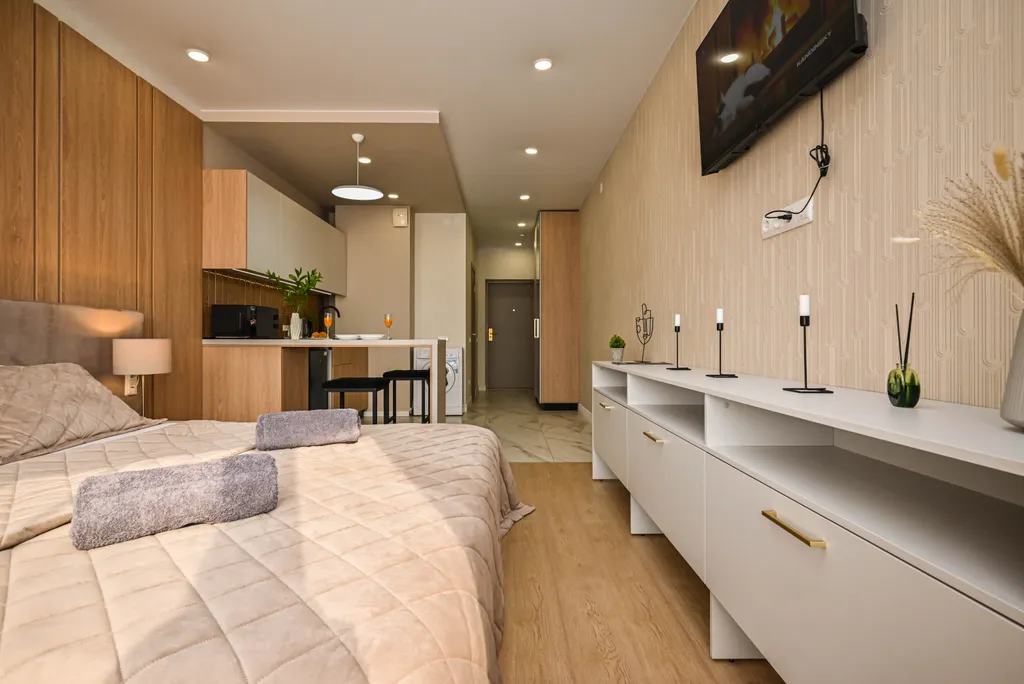 Квартира Апартаменты дизайн рядом с Кристалл арена в центре взлетки — Красноярск