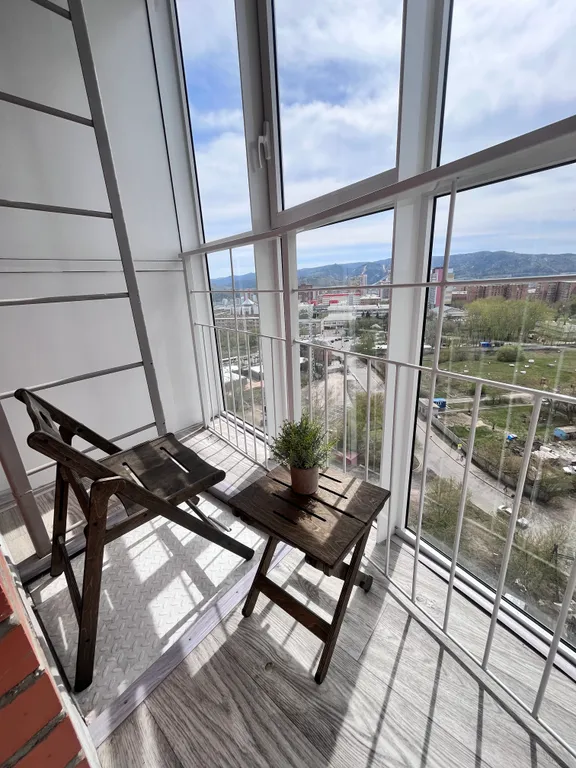 Квартира Квартира Уютная студия с потрясающими закатами — Красноярск