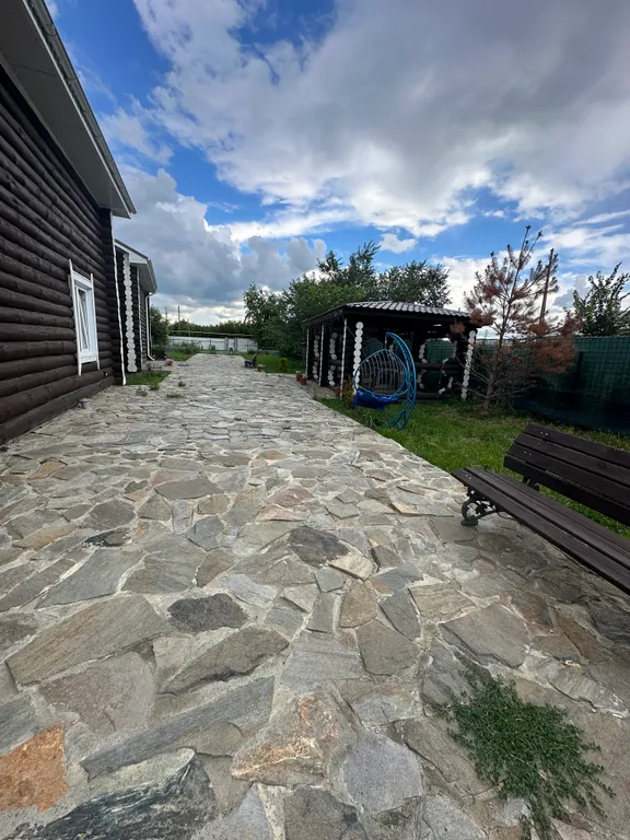 Дом в русском стиле Гжель