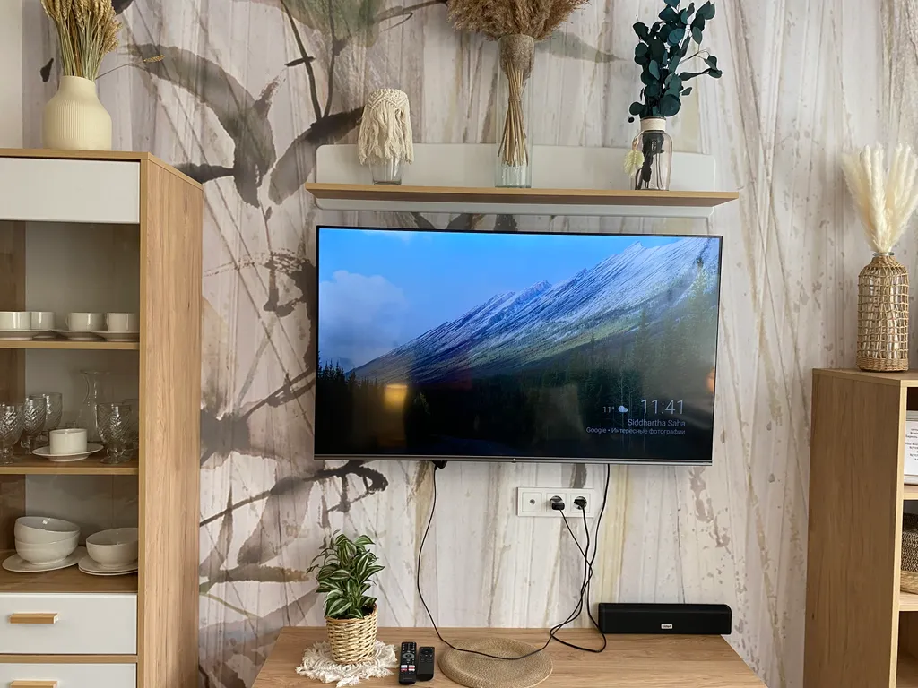 Студия в стиле Сканди с видом на Кремль