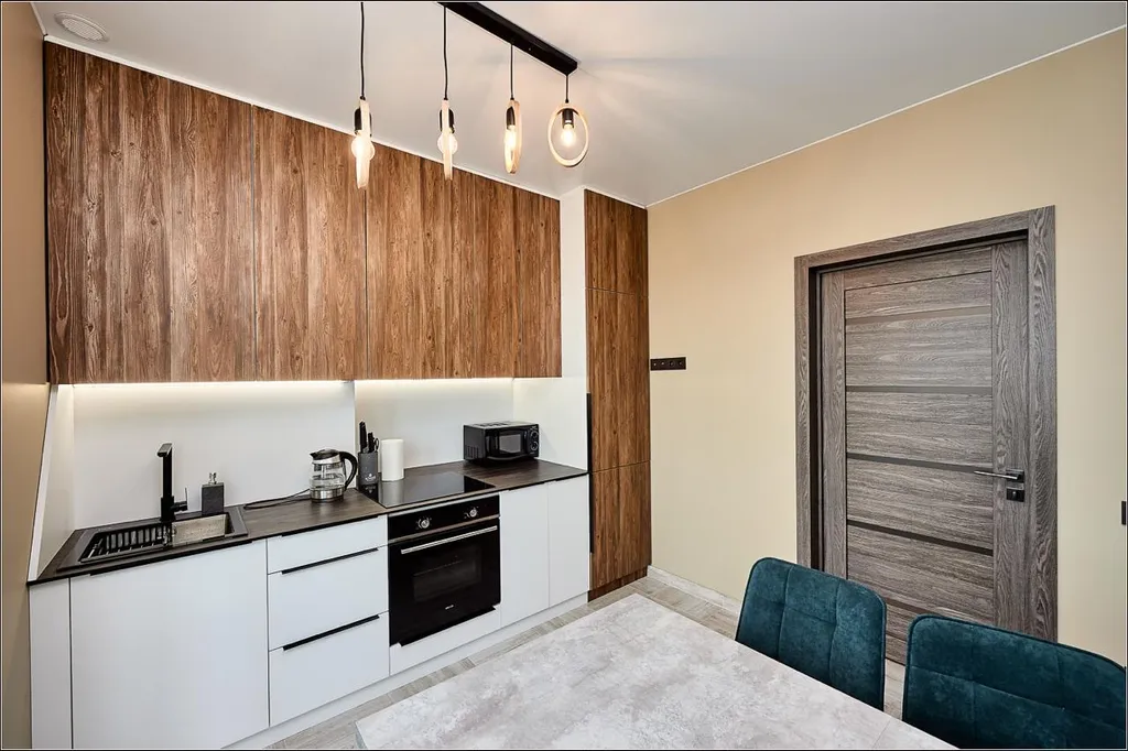 Теплая светлая квартира с видом на вулканы и озеро