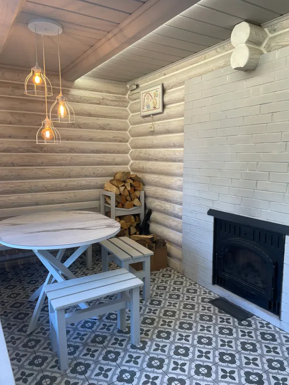 Коттедж Дом-баня в поселке около залива — Лебяжье