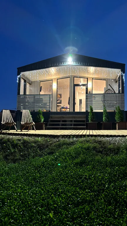 Дом у озера с бесплатной сауной