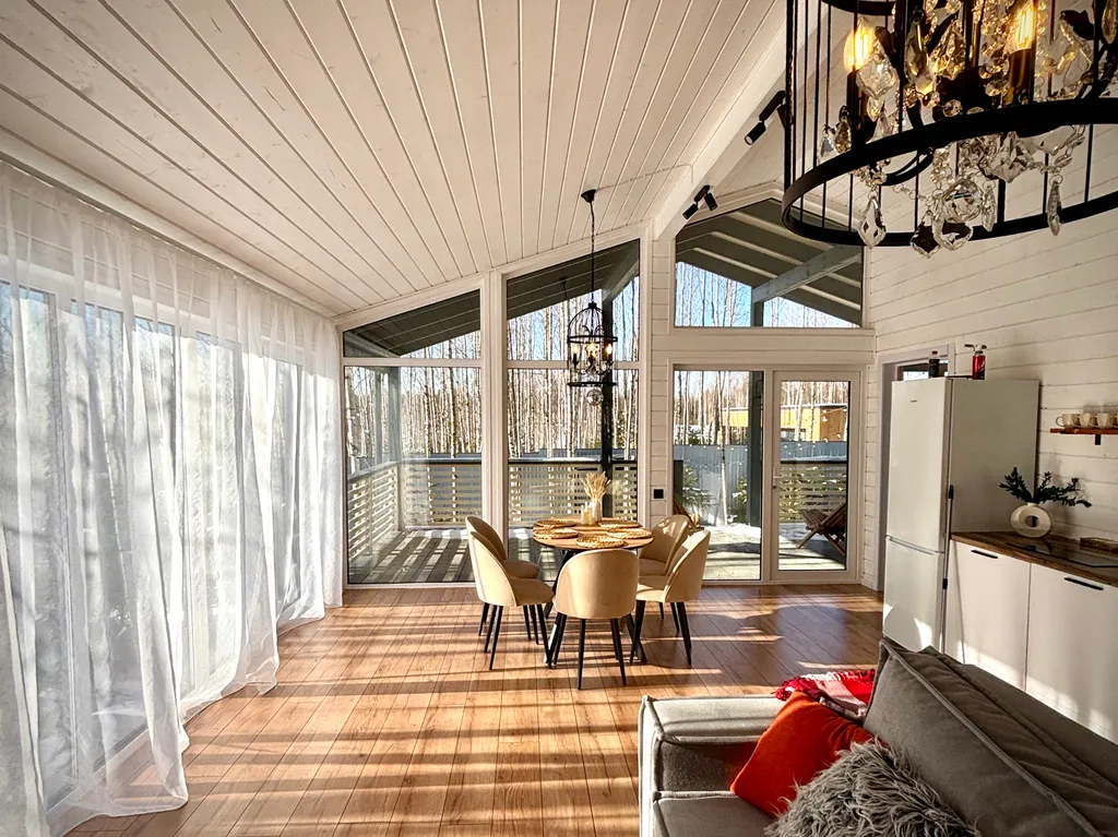 Частный коттедж №2 с баней и чаном