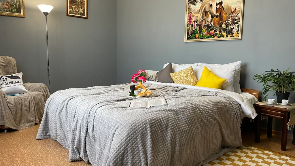 Квартира Двухкомнатные апартаменты airy bliss в новом доме для 6х — Новосибирск
