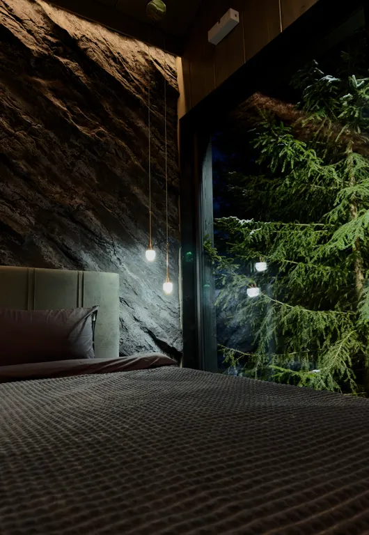 Коттедж Стильный дом в лесу с камином и купелью — Борисово