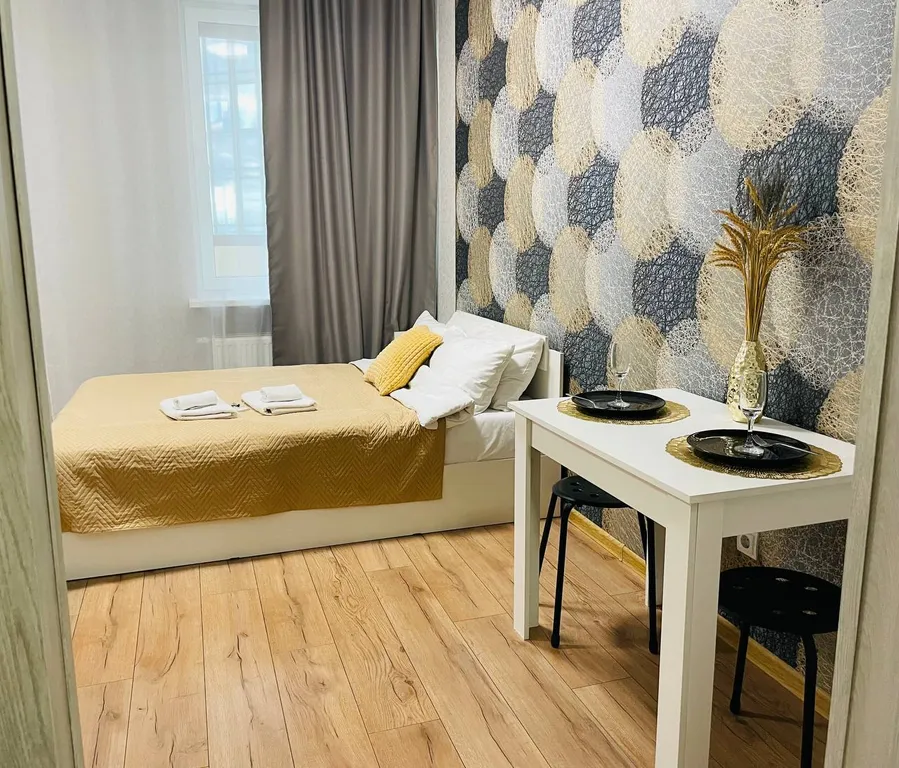 Квартира Квартира Уютная студия для командировочных, пар и пар с детьми — Шушары