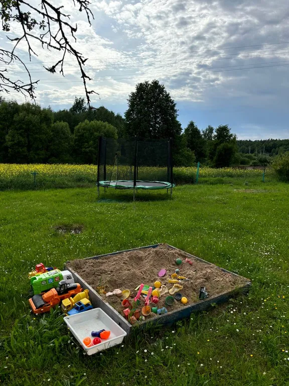 Деревенский домик в лесу