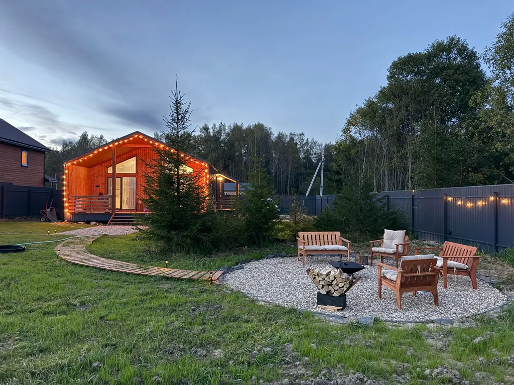 Коттедж Уютный дом в стиле барнхаус с баней - купелью фурако — аренда посуточно в Истра