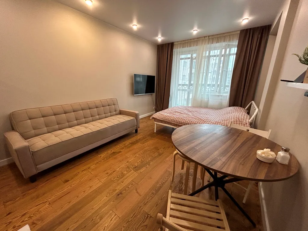 Уютная студия с новым ремонтом