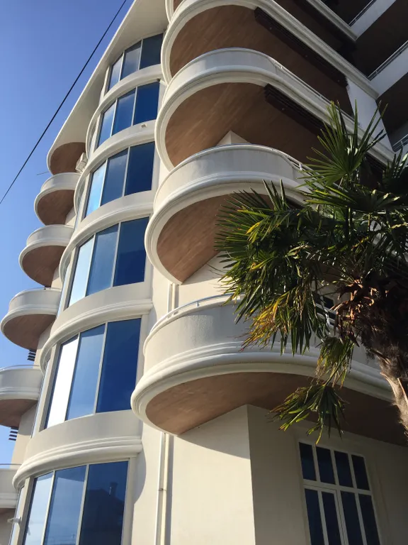 Студия с видом на море и горы