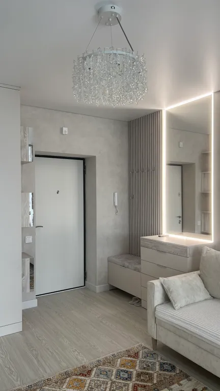 Квартира-студия с дизайнерским ремонтом