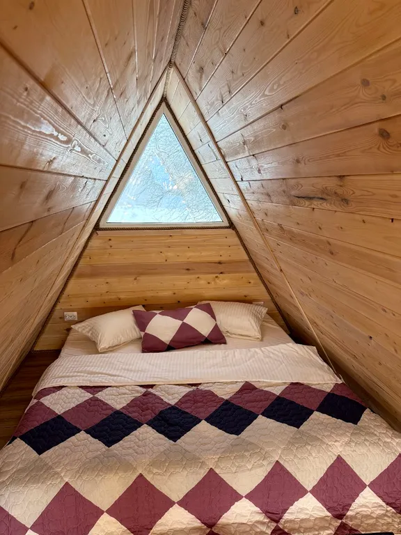 Коттедж Отдых от городской суеты в Адыгеи, домик в лесу А-фрейм — Веселый