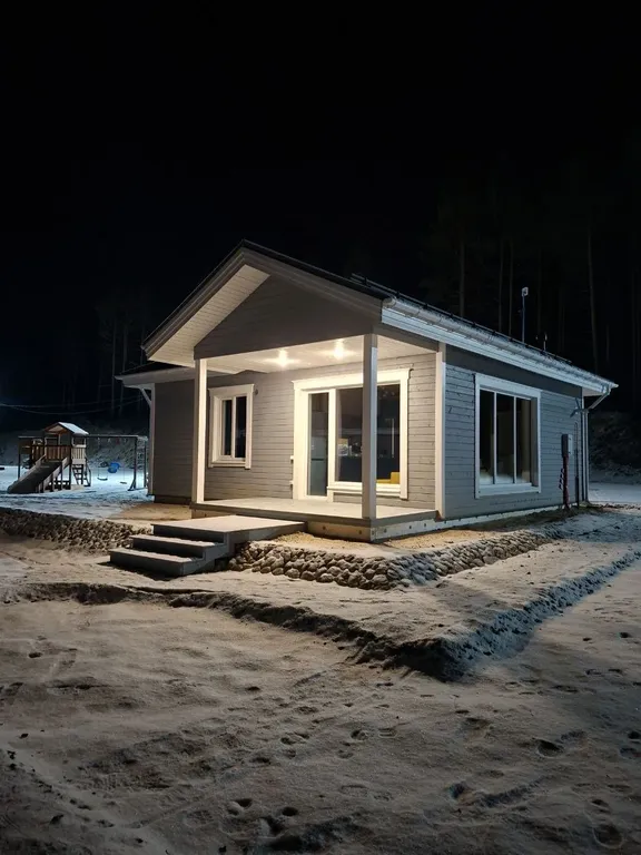 Дом с двумя спальнями на озере Сямозеро в Карелии