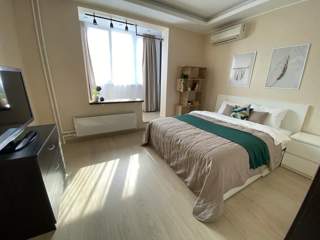 Уютная студия с видом на реку