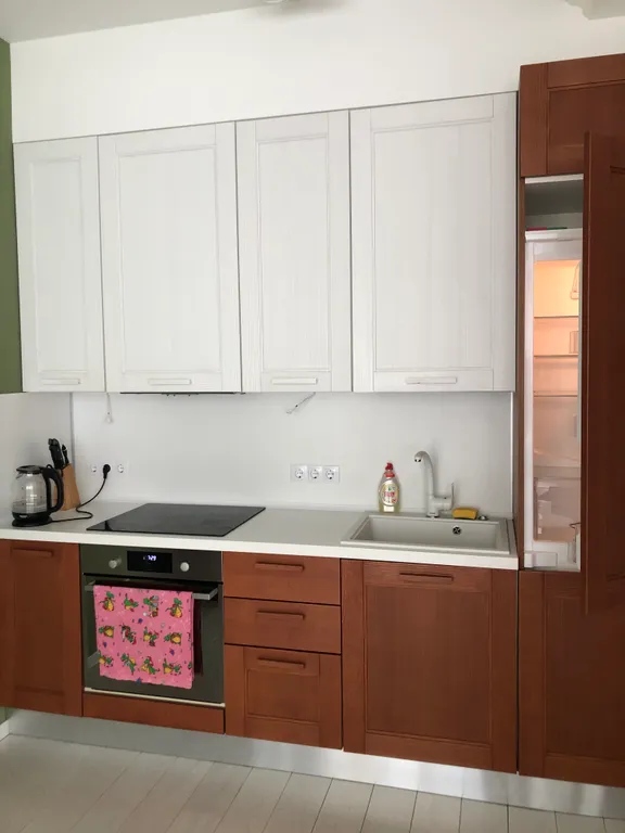 Студия с дизайнерским ремонтом