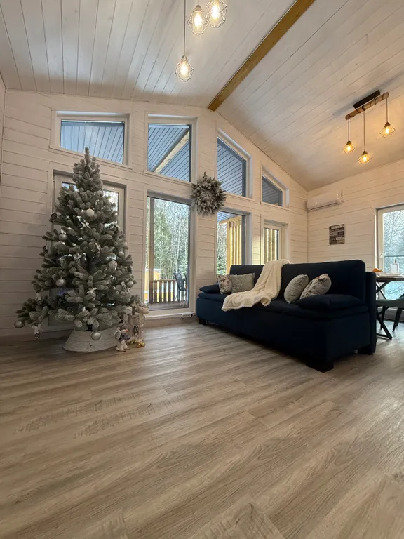 Дом с баней на Рузском водохранилище