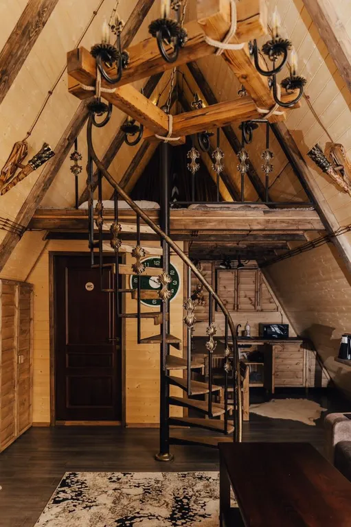 Отдых в горах в домике A-frame