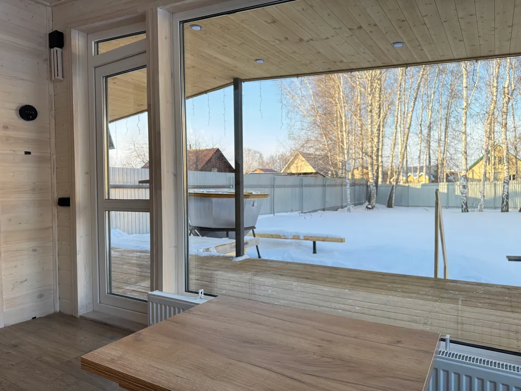 Дом с баней и чаном