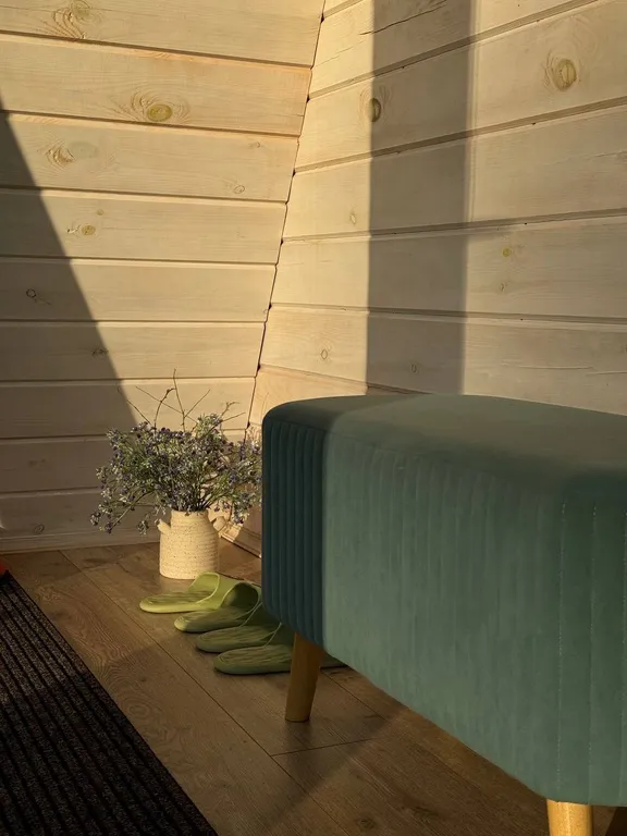 Треугольный дом в лесу Gray