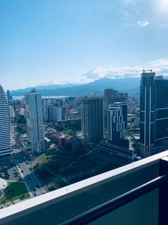 Студия с панорамным видом на море и поющие фонтаны