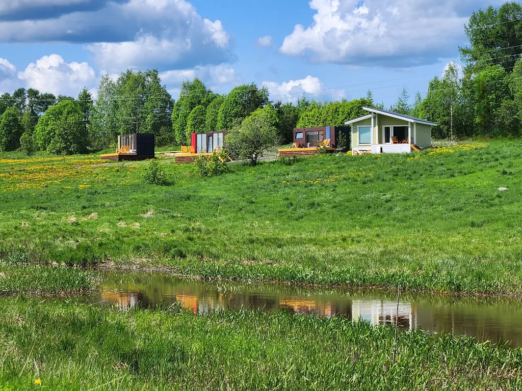 Дом с березками