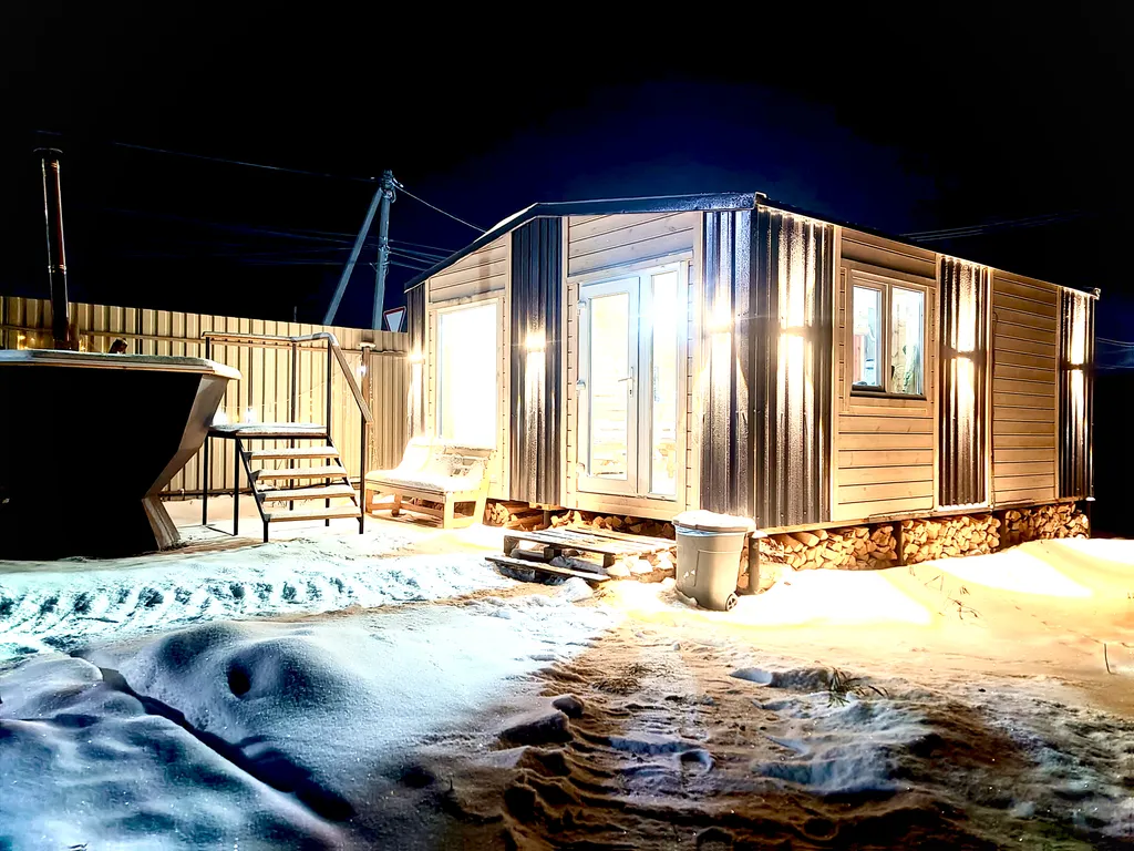 Уютный коттедж с баней и чаном