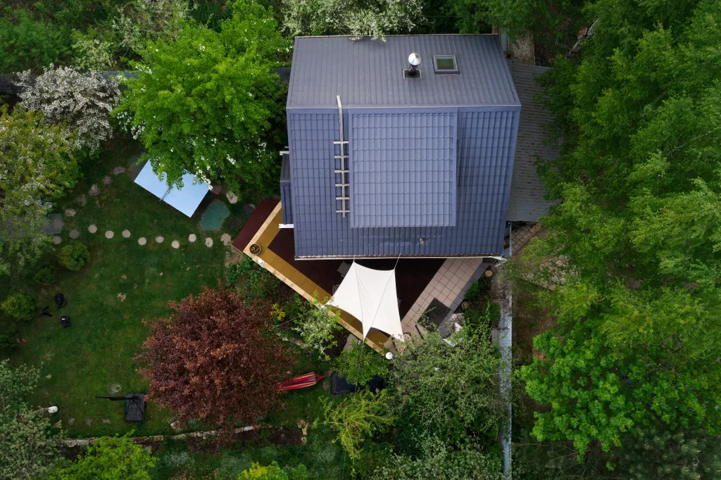 Домик-баня с камином