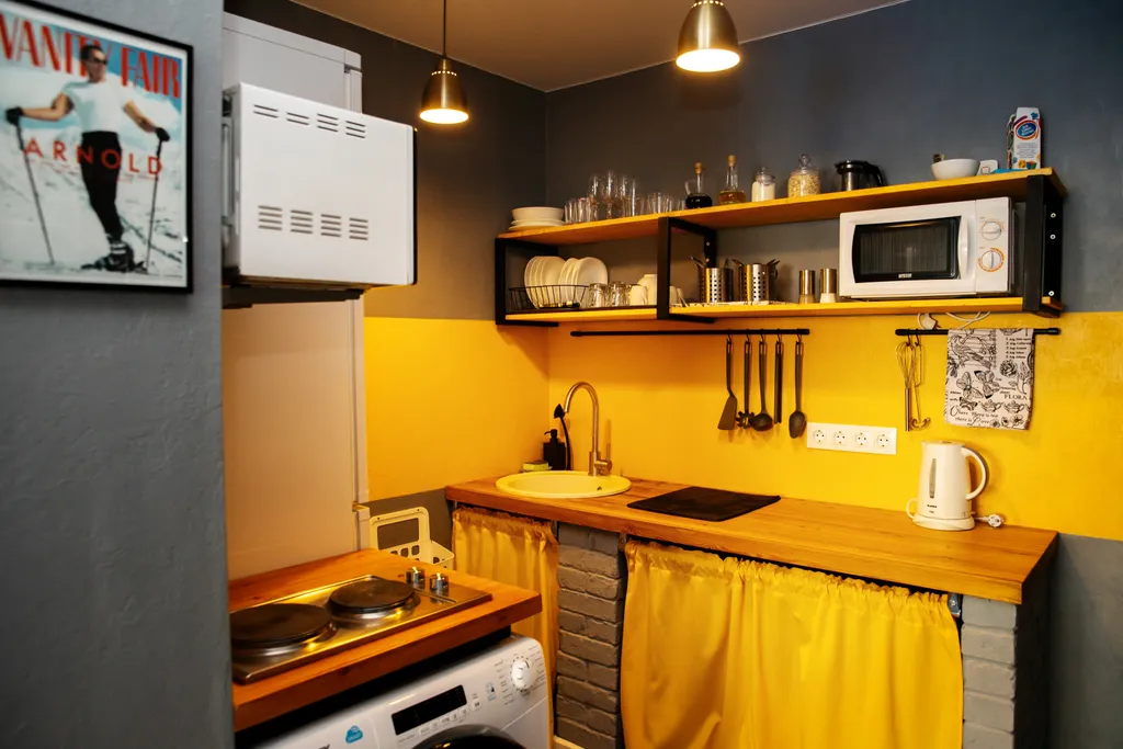 Горы за окном, квартира с тремя отдельными спальнями