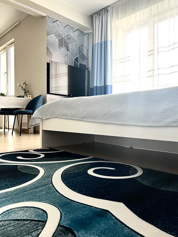 Уютная светлая квартира Аквамарин в новом развитом районе города