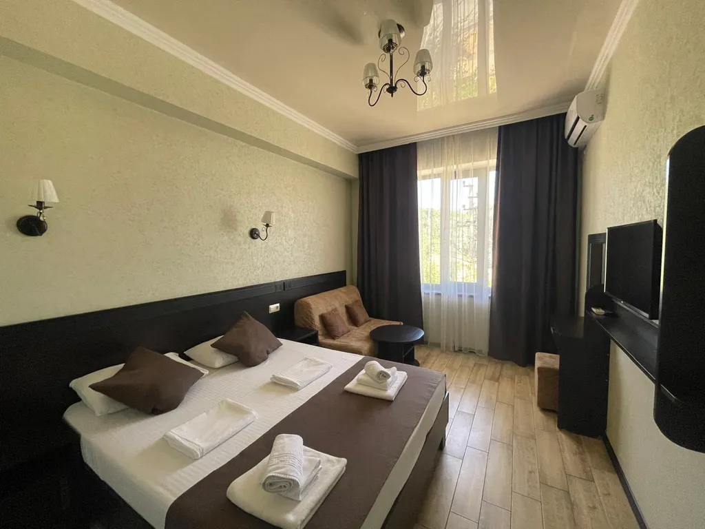 Квартира Двухместный без балкона с большим окном — аренда посуточно в Витязево