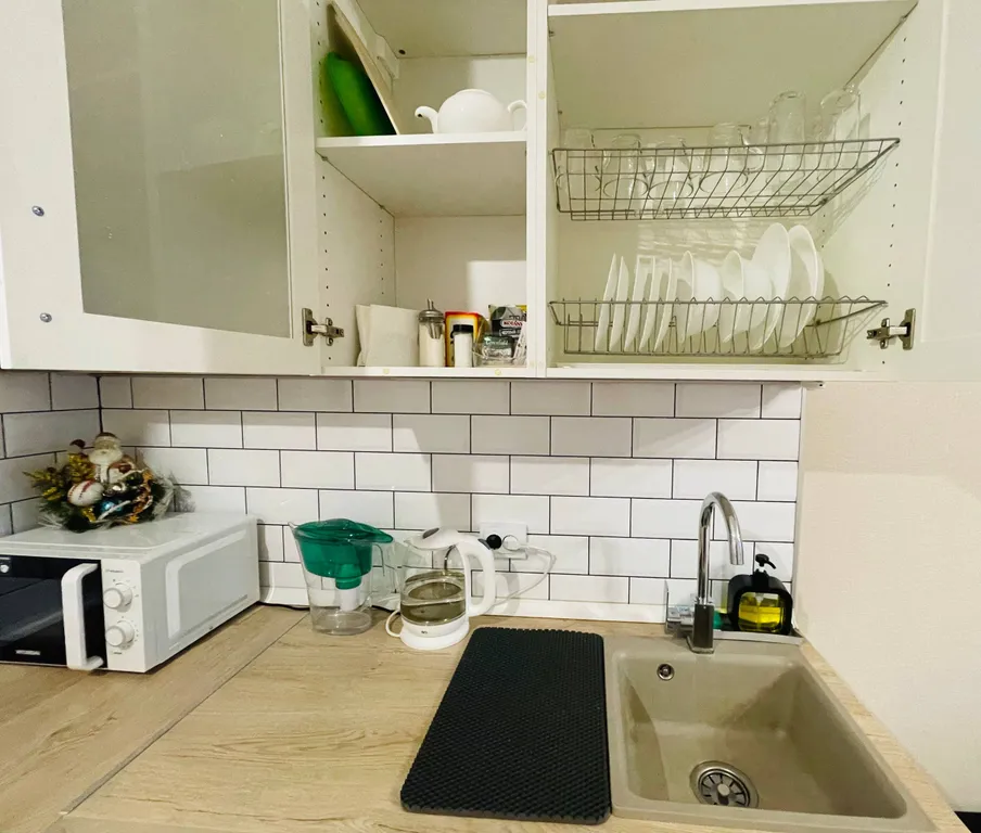 Квартира Квартира Уютная студия для командировочных, пар и пар с детьми — Шушары