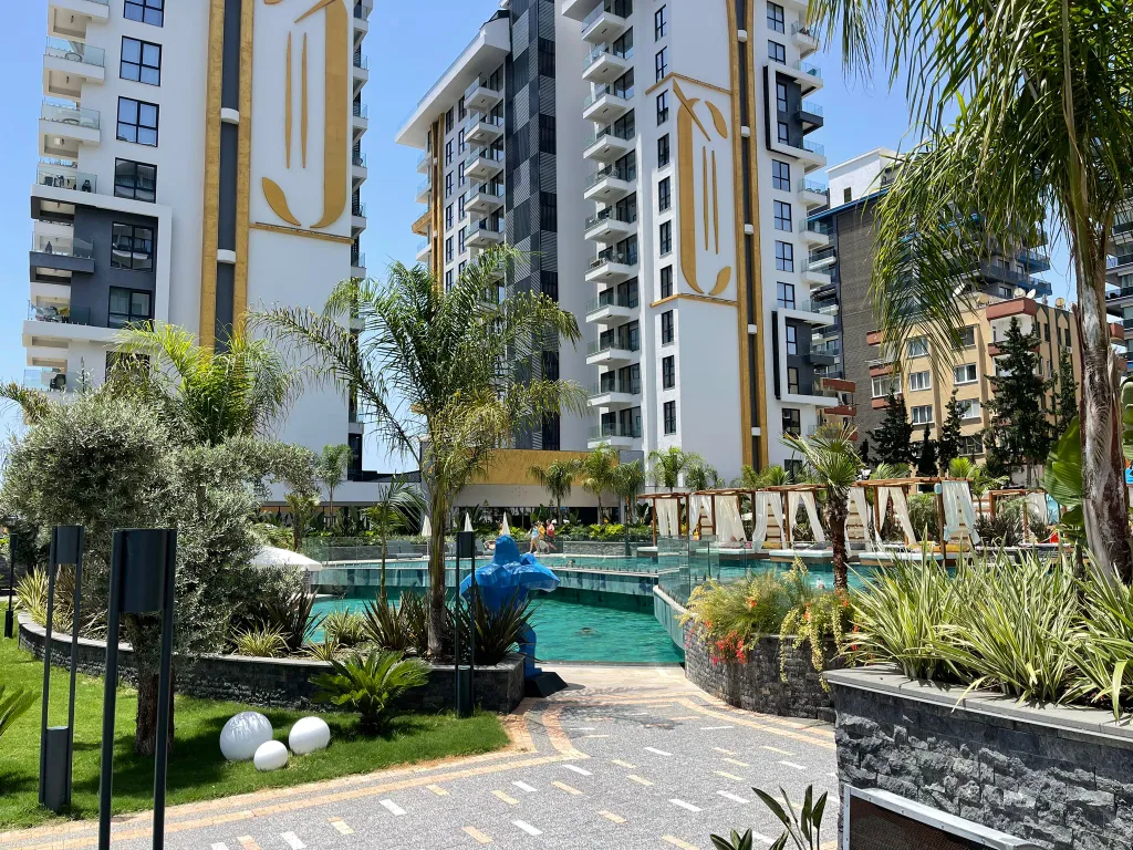 Новые апартаменты 1+1 в аренду в комплексе премиум класса Cebeci Tower