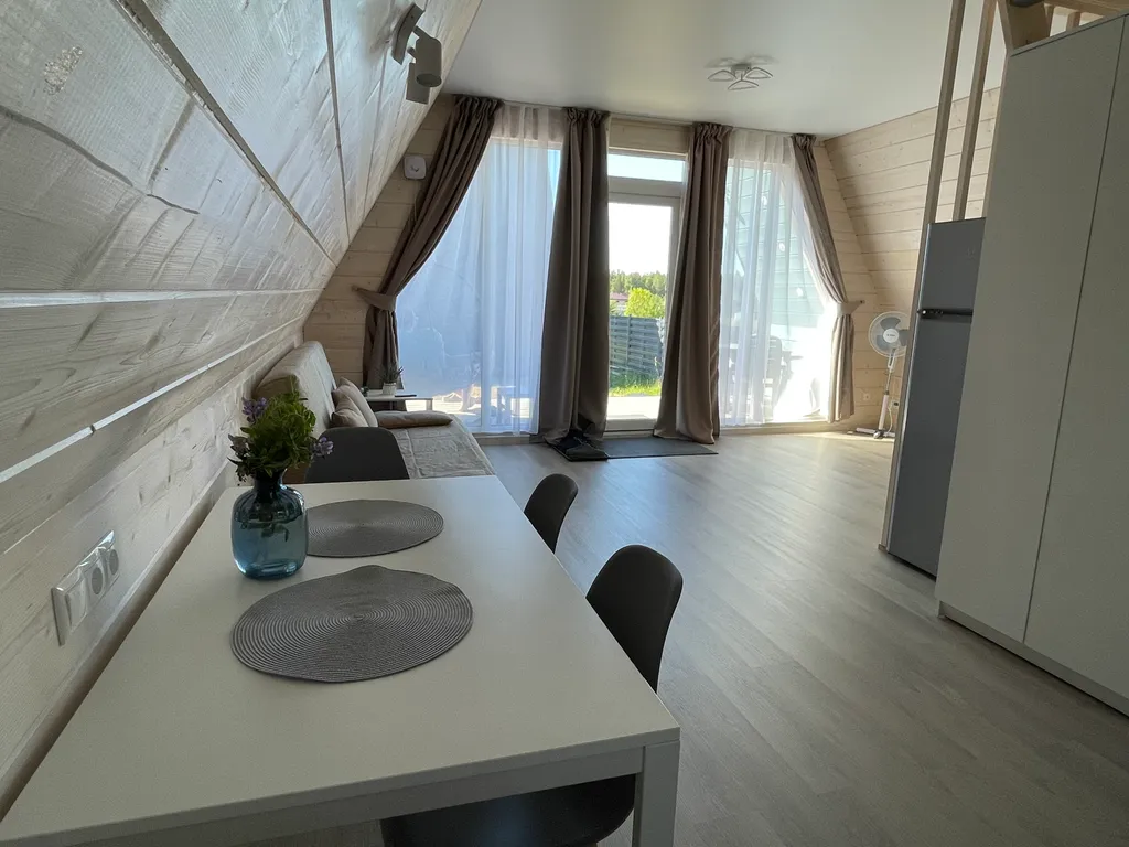 Коттедж Уютный дом аттик А-фрейм у Снетковского озера — Ларионово