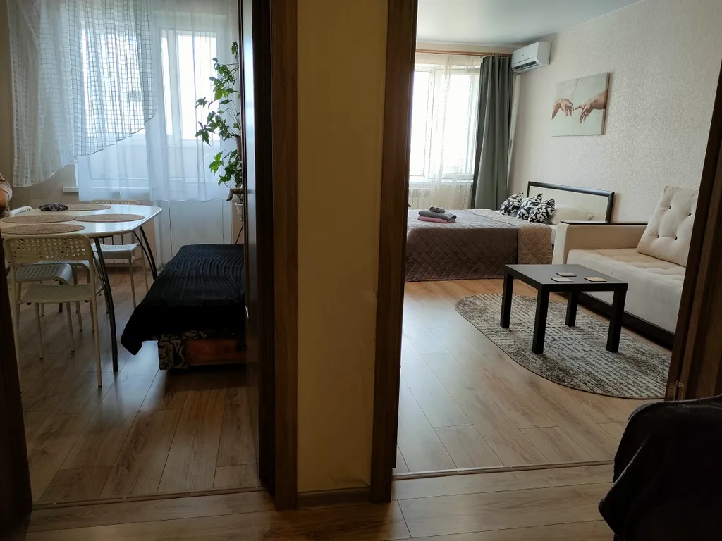 Новая квартира с ванной и кондиционером