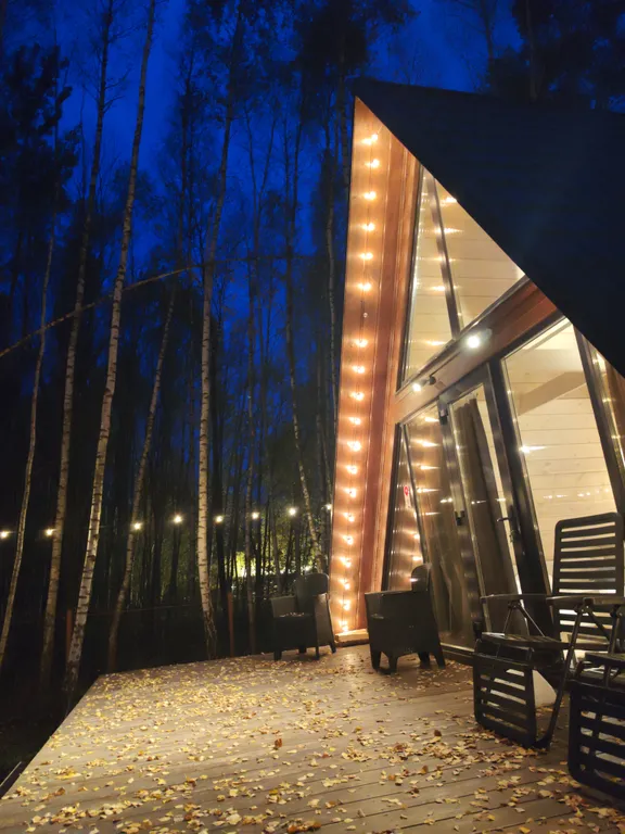 Уютный дом с чаном Эко дуб